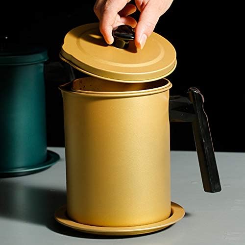 DFFH Bacon Grease Container with Fine Mesh Strainer