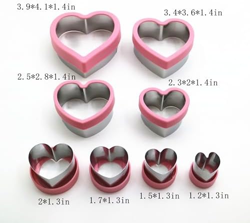 Heart-shaped Cookie Cutter Set for Any Job