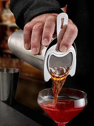 Barfly Fine Mesh Spring Strainer Stainless Steel