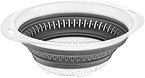 Bee Home Collapsible Kitchen Colander for Fruits Vegetables 2 Quarts