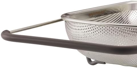 Effortlessly Straining with Rachael Rays Over-the-Sink Colander