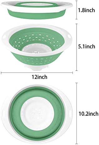 QiMH Collapsible Kitchen Colander BPA-Free