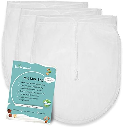 3-Pack Nut Milk Strainer Bags