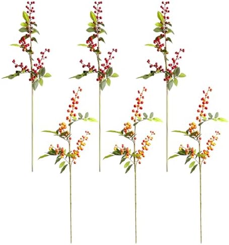 Red Orange Berry Holly Christmas Accessories