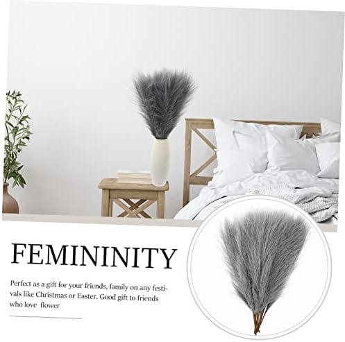 MUSISALY 20 Pcs Tall Fluffy Stem Artificial Plant Decor