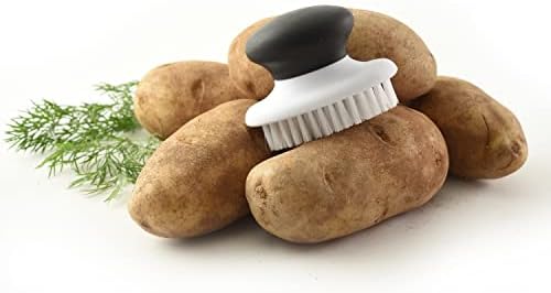 WhiteBlack Grip-EZ Scrub Brush Compact Kitchen Tool
