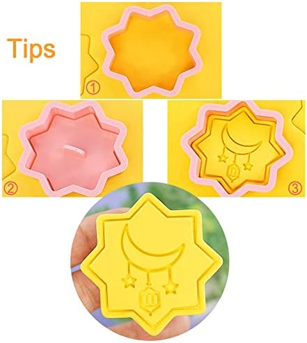 8-Pcs Eid Mubarak Cookie Cutters Set