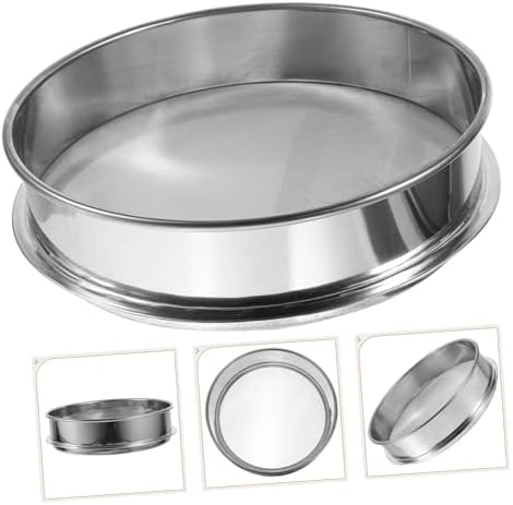 No Dawson 2 Pcs Stainless Steel Herbal Extractor Sifter Stackable Kitchen Tool