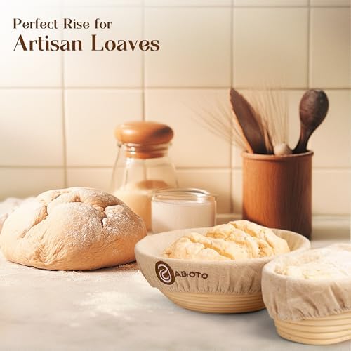 Perfect Loaf Rise withABIOTOSourdough Proofing Basket - Set of 2