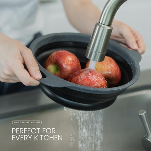 Collapsible Kitchen Strainer Set