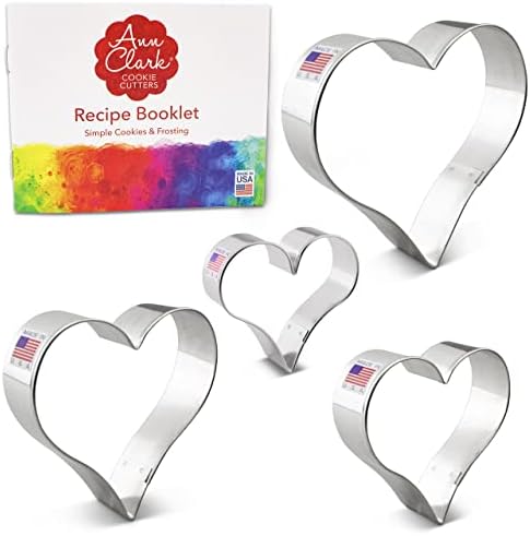 Ann Clark Heart Cookie Cutters 4-Pc Set