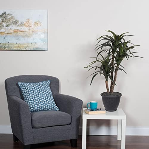Indoor Decor Vickerman 4 Artificial Marginata Bush in Gray