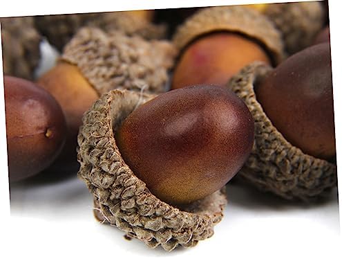 Artificial Acorns Fake Fruit Decor