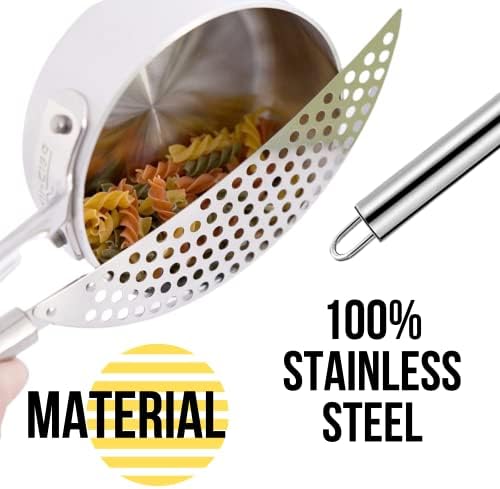 Honeycomb Mesh Spaghetti Drainer Heavy Duty Kitchen Tool for Pasta and Vegetables