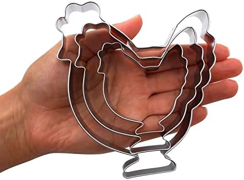 Sweet Cookie Crumbs Chicken Farm Animal Cookie Cutter Set
