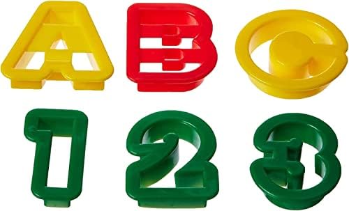 RM International Alphabet and Number 15 Cookie Cutters 36-Piece Bucket