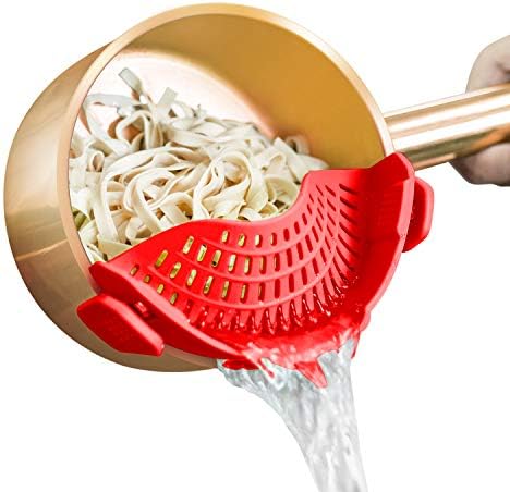 AUOON Clip-On Strainer Effortlessly Drain Style Your Kitchen