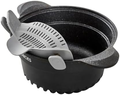 SF Homes Silicone Clip-On Strainer for Pots and Pans