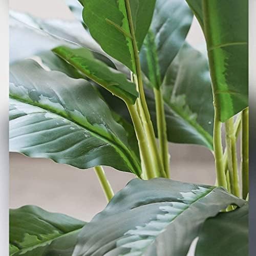 Gray Palm Artificial Tree Realistic Potted