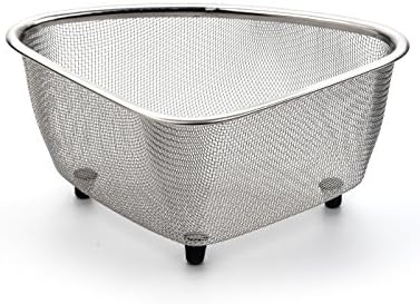 RSVP International Endurable Mesh Colander 3 Quart Compact Kitchen Essential