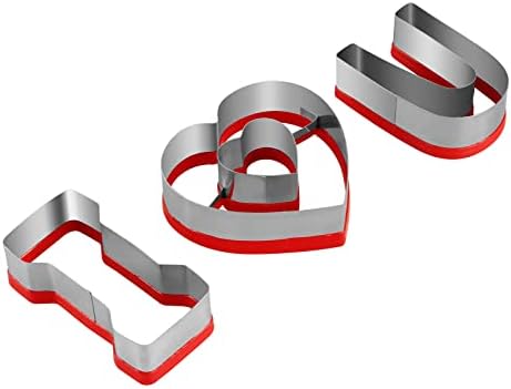 Valentines Cookie Cutter Set I Love You Design