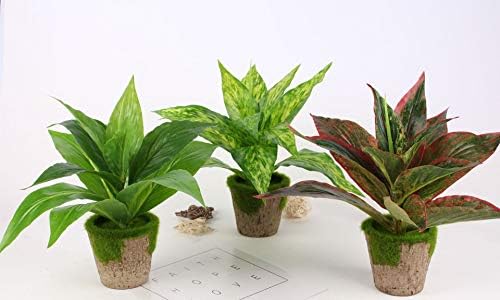 CATTREE Red Fake Plants 2-Pack
