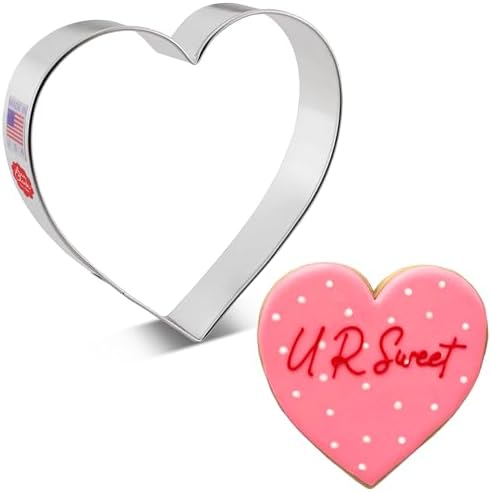 Heart Premium Valentine Cookie Cutter 4 Made in USA