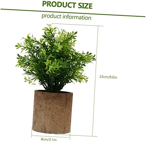 Elevate Your Space with This Realistic Fake Potted Green Bonsai
