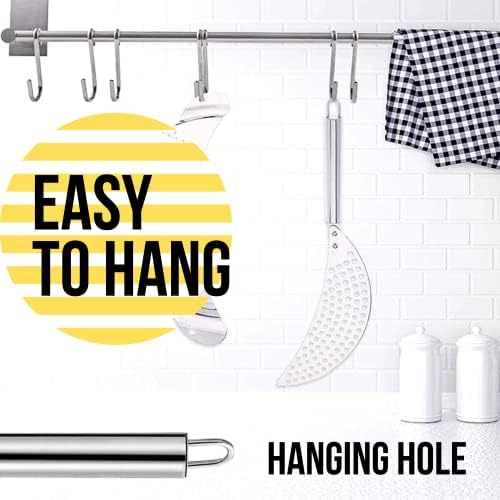 Honeycomb Mesh Spaghetti Drainer Heavy Duty Kitchen Tool for Pasta and Vegetables