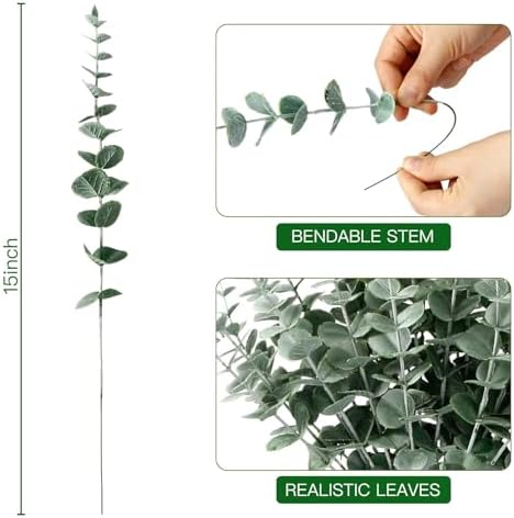 Artificial Eucalyptus Vase Stems Uniqueprop