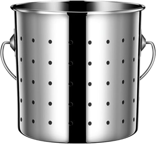 Premium 304 Stainless Steel Leaky Bucket For Crawfish Boil and More