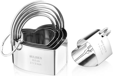 HULISEN Heart Cookie Cutter Set Too Cute and Durability Great Professional Baking Tools