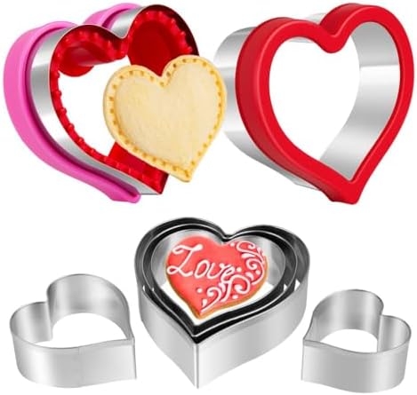 Heart Cookie Cutter Set 8 Pieces