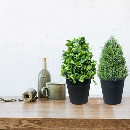 The Bloom Times Fake Potted Plant 2-Pack