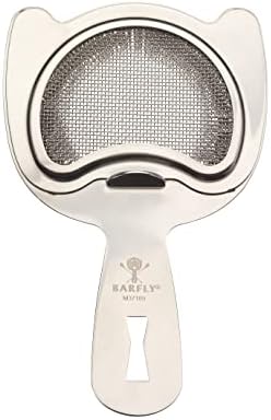 Barfly Fine Mesh Spring Strainer Stainless Steel