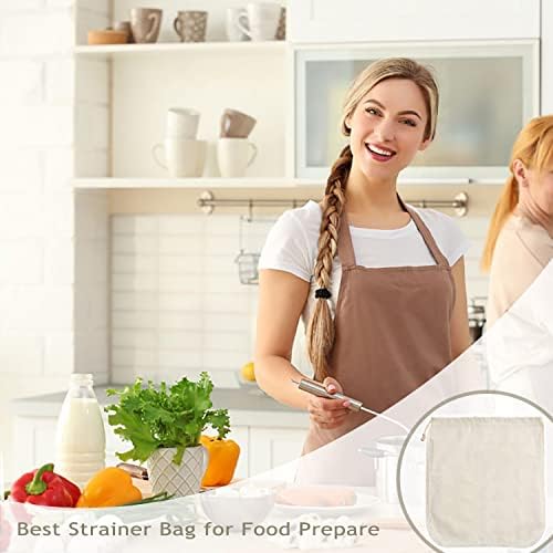 Premium Reusable Nut Milk Hooded Strainer Cover for Kitchen Use