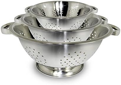 STainless Steel Colander Set Durable and Functional Kitchen Tool