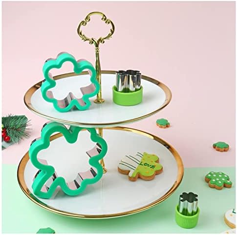 ETersion Shamrock Cookie Cutter Set for Kids