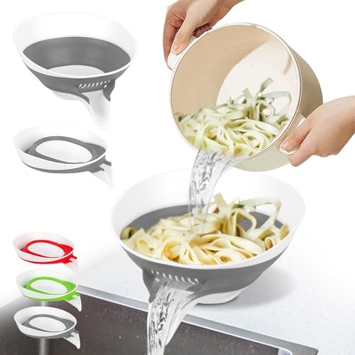 AvoDov Multifunctional Drain Basket with Spout for Kitchen Use