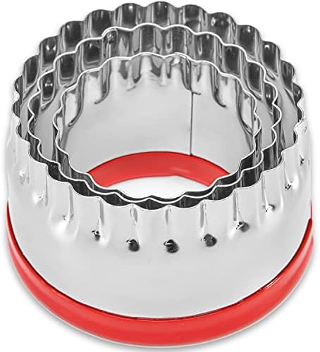 3-Piece Round Cookie Cutters Set