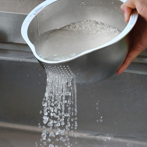 Effortless Kitchen Assistants 4-in-1 Rice Washer Strainer Bowl