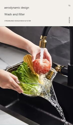 Dual-Purpose 2PCS Drain Basket Colander
