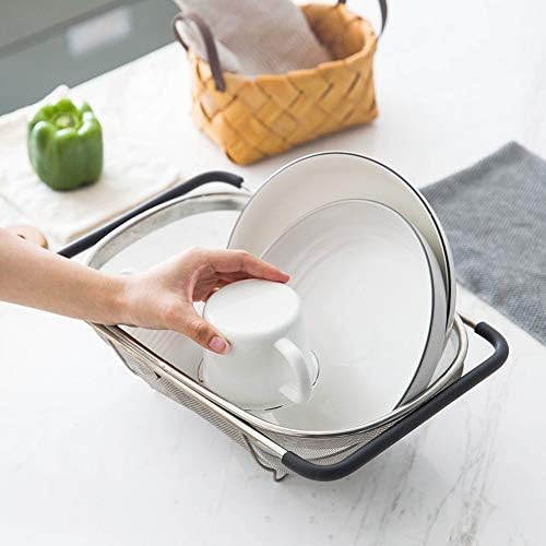 Suwimut 2-Pack Over-the-Sink Oval Colander