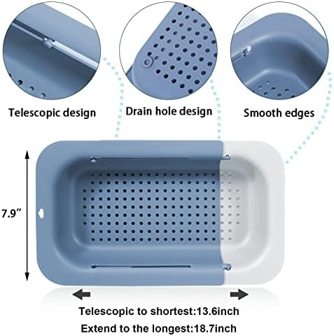 Perfect for Clean Kitchen Essentials Collapsible Sink Strainer