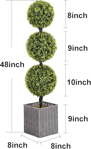 Elegant Front Porch Topiary