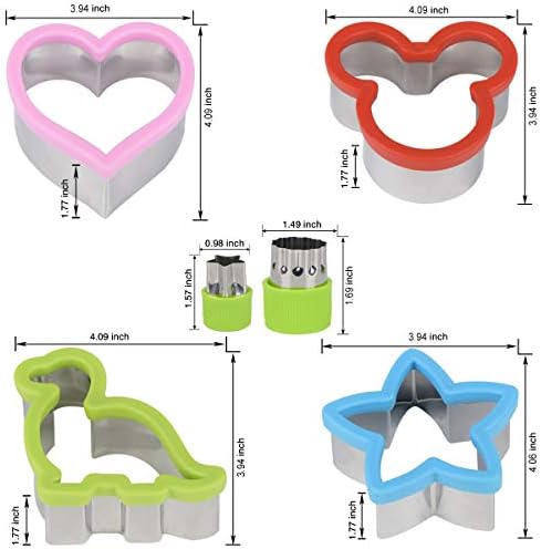 Family-Friendly Set of 12 Baking Cutters in Cute_shapes