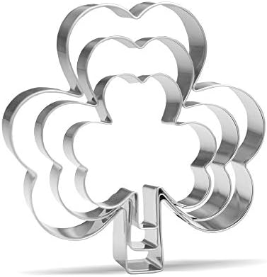 Clover Cookie Cutter Set 3 Piece Stainless Steel