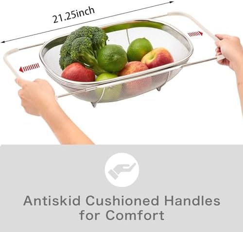 6-Quart Stainless Steel Colander