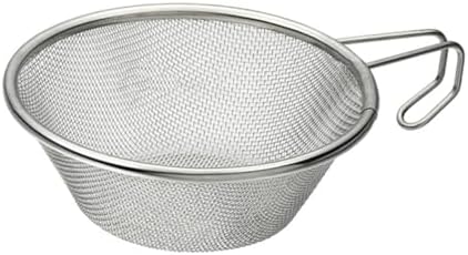 Effortlessly Strain Caught Fish with This Folding Colander Sieve Set of 2