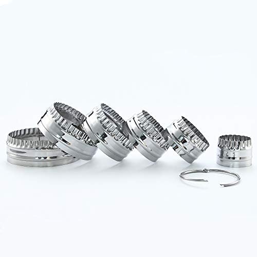 Fluted Cookie Cutters Set of 6